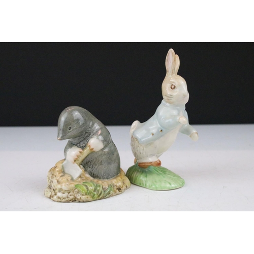 103 - Collection of 15 Beswick & Royal Albert Beatrix Potter porcelain figures to include Beswick Peter Ra... 