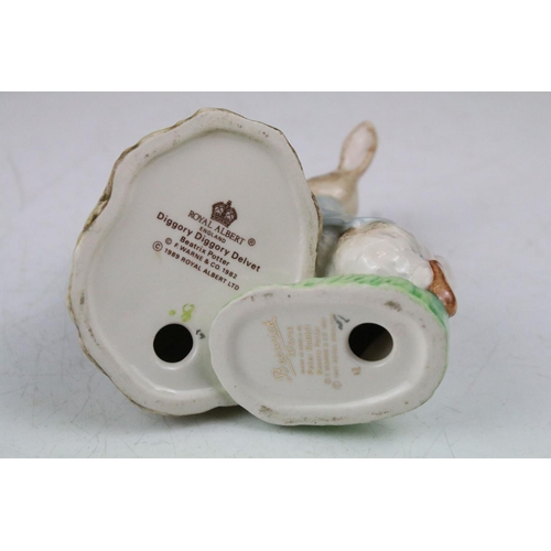 103 - Collection of 15 Beswick & Royal Albert Beatrix Potter porcelain figures to include Beswick Peter Ra... 