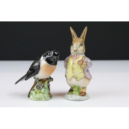 103 - Collection of 15 Beswick & Royal Albert Beatrix Potter porcelain figures to include Beswick Peter Ra... 