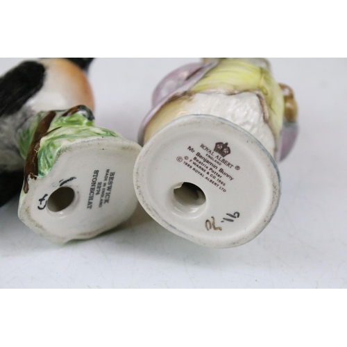 103 - Collection of 15 Beswick & Royal Albert Beatrix Potter porcelain figures to include Beswick Peter Ra... 