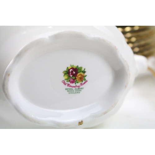 104 - Royal Albert 'Old Country Roses' tea, dinner & coffee ware to include 12 dinner plates, side plates,... 
