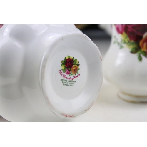 104 - Royal Albert 'Old Country Roses' tea, dinner & coffee ware to include 12 dinner plates, side plates,... 
