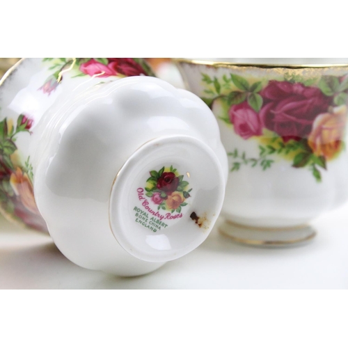 104 - Royal Albert 'Old Country Roses' tea, dinner & coffee ware to include 12 dinner plates, side plates,... 