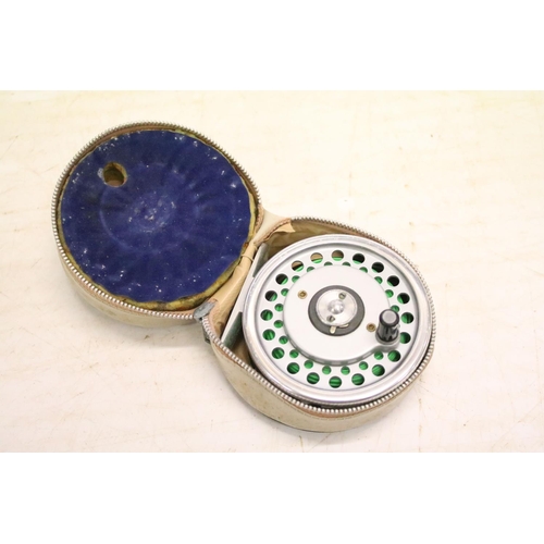 443 - J. S. Sharpe cane fishing rod, together with a Hardy's Marquis #6 fishing reel