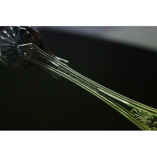 482 - Windsor Challis (Silver) Ltd twelve setting canteen of silver plated Kings pattern cutlery, together... 