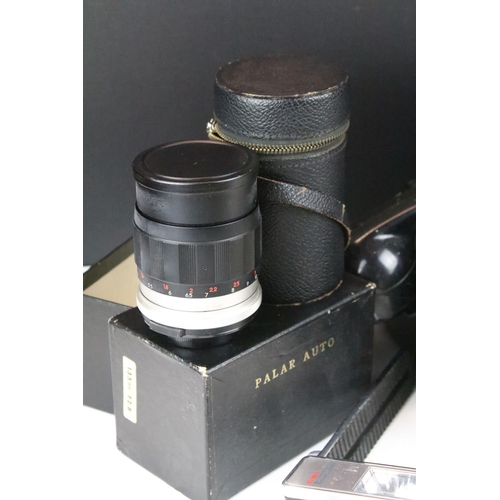 484 - Two vintage telephones to include 'The Queen's Silver Jubilee' telephone, a Mamiya MSX 500 camera, T... 