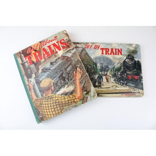 399 - Railwayana - A collection of vintage ephemera, books, booklets, cigarette cards (Wills+, 3 full sets... 