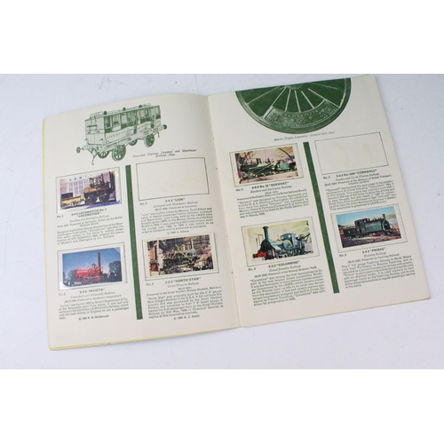 399 - Railwayana - A collection of vintage ephemera, books, booklets, cigarette cards (Wills+, 3 full sets... 