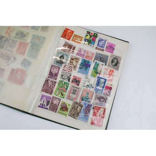 400 - Collection of Commonwealth & world stamps housed within eight albums / stock albums`, featuring a qu... 