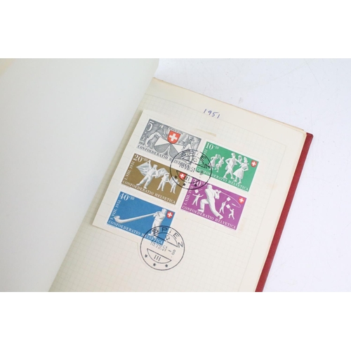 400 - Collection of Commonwealth & world stamps housed within eight albums / stock albums`, featuring a qu... 