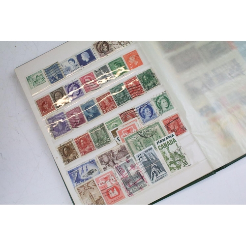 400 - Collection of Commonwealth & world stamps housed within eight albums / stock albums`, featuring a qu... 
