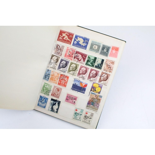 400 - Collection of Commonwealth & world stamps housed within eight albums / stock albums`, featuring a qu... 