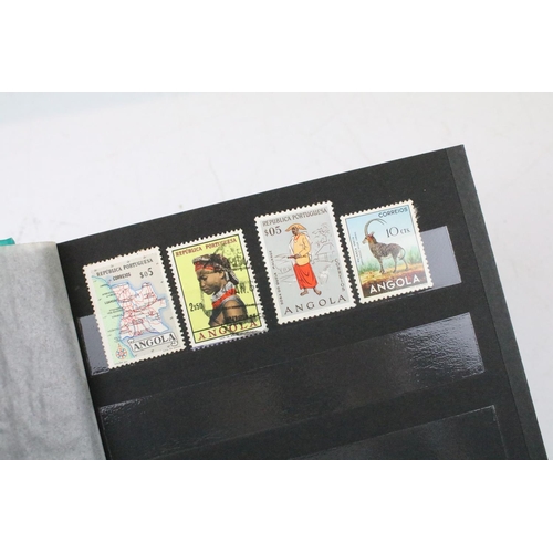 400 - Collection of Commonwealth & world stamps housed within eight albums / stock albums`, featuring a qu... 