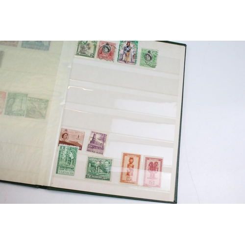 400 - Collection of Commonwealth & world stamps housed within eight albums / stock albums`, featuring a qu... 