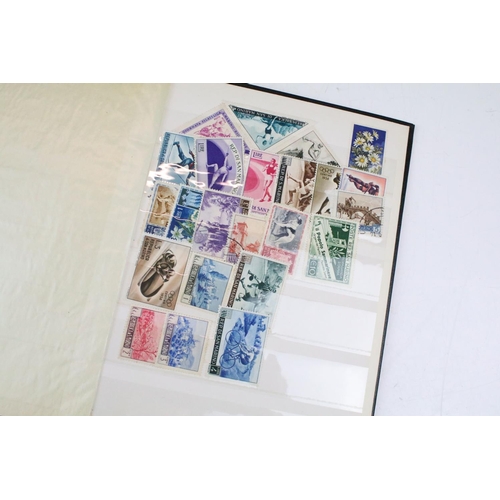 400 - Collection of Commonwealth & world stamps housed within eight albums / stock albums`, featuring a qu... 