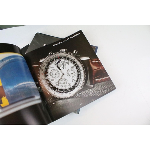401 - Collection of 13 Rolex & Breitling watch catalogues, plus Breitling price lists, etc