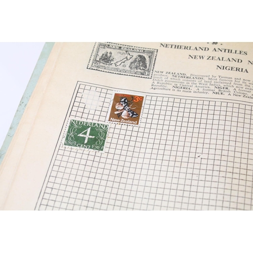 402 - Mixed ephemera & collectables to include framed stamp sheets, 'On His Majesty's Service' photographs... 