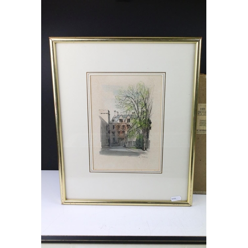 402 - Mixed ephemera & collectables to include framed stamp sheets, 'On His Majesty's Service' photographs... 