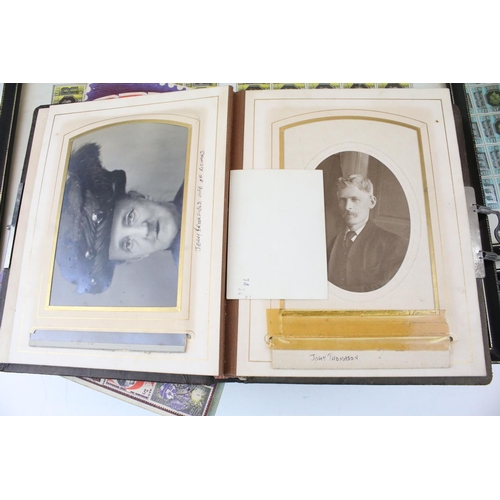 402 - Mixed ephemera & collectables to include framed stamp sheets, 'On His Majesty's Service' photographs... 