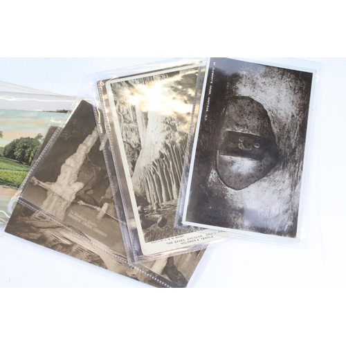 403 - Collection of postcards & stamped envelopes housed within three boxes, early 20th century onwards, t... 