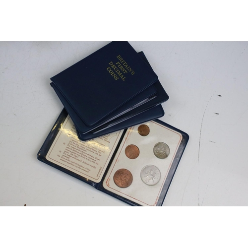 406 - Collection of coins / coin sets to include five proof year sets and a quantity of commemorative crow... 