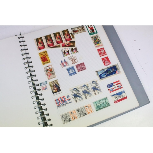 408 - Collection of British, Commonwealth & world stamps housed within seven albums to include a quantity ... 