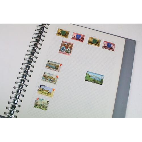 408 - Collection of British, Commonwealth & world stamps housed within seven albums to include a quantity ... 