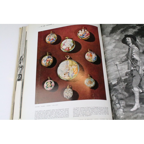 409 - Books - A small collection of books to include hardback art books, featuring 'Treasure of the Louvre... 