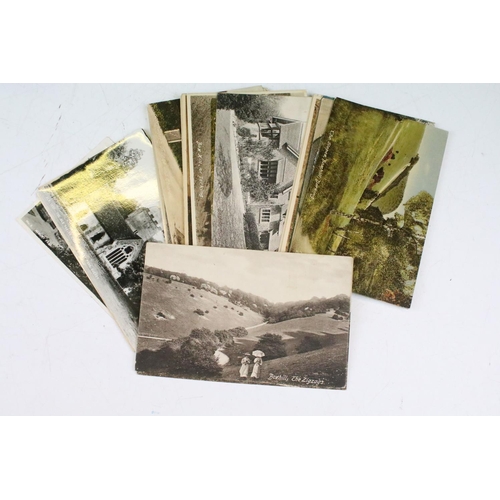 411 - Collection of around 600 Surrey postcards to include a large quantity of real photographic examples,... 