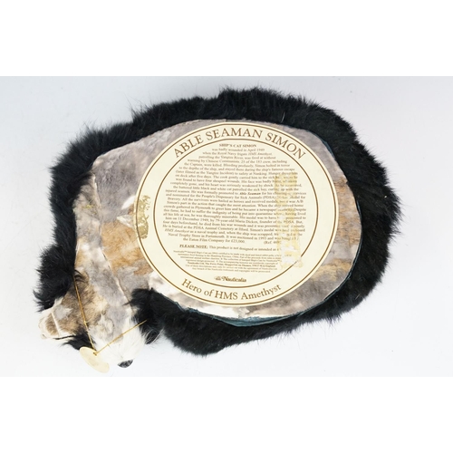 149 - Two Model ' Nauticalia ' Intrepid Ship's Cats covered with rabbit fur including Able Seaman Simon's ... 
