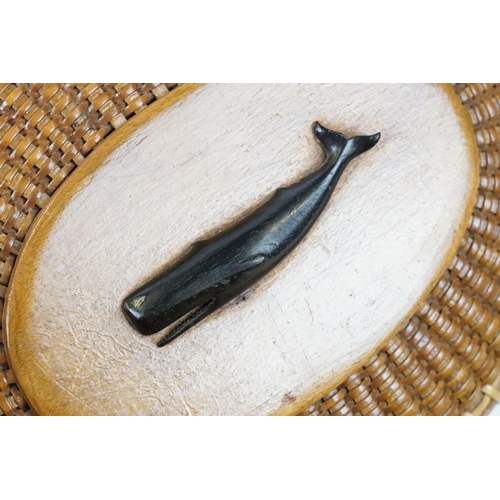 255 - Jose Formosa Reyes - Nantucket basket cocktail purse circa 1951. The purse of woven oval form with w... 