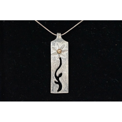 283 - South crofty collecting of pure Cornwall tin necklace and pendant