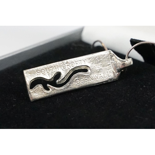 283 - South crofty collecting of pure Cornwall tin necklace and pendant