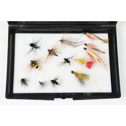 191 - Three Cases of Fishing Flies including Snowbee Model no.100 & Leeda