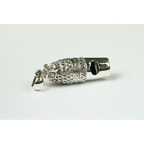 239 - Silver owl style whistle
