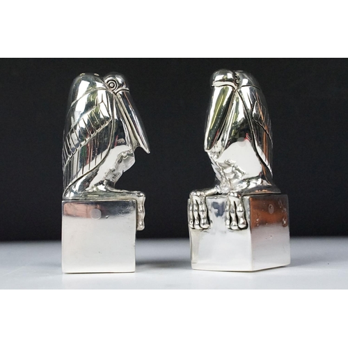 241 - Pair of condiments in the form of pelicans