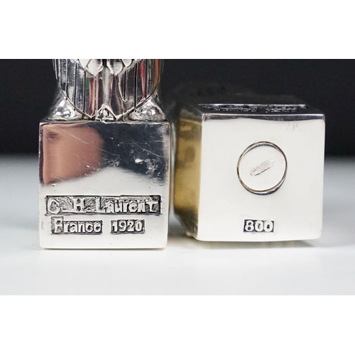 241 - Pair of condiments in the form of pelicans