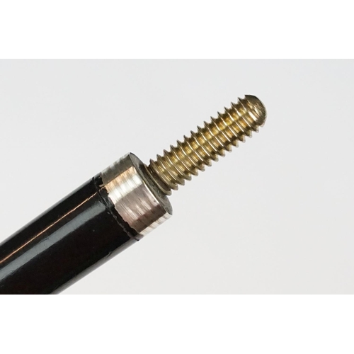 247 - An early 20th century Conductors Baton with hallmarked sterling silver mounts, maker marker for Oska... 