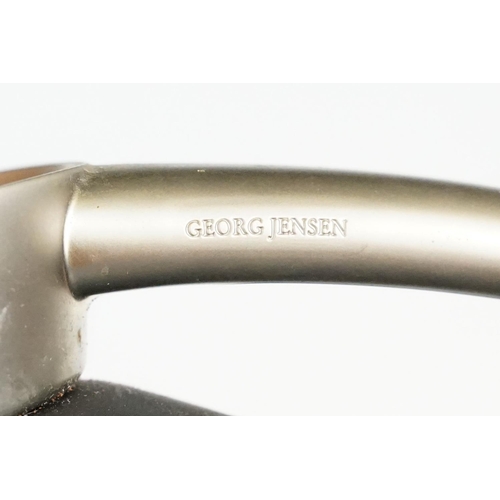 252 - A Georg Jensen thermos together with a Norman Copenhagen bowl.