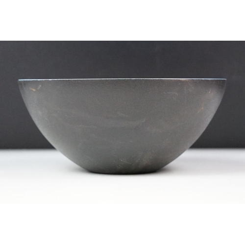 252 - A Georg Jensen thermos together with a Norman Copenhagen bowl.