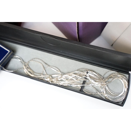 337 - A large collection of mainly contemporary costume jewellery together with some vintage, to include g... 