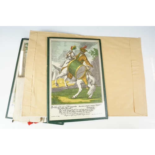 348 - A box of mixed collectables to include ephemera, books, postcards and a Beswick figurine.