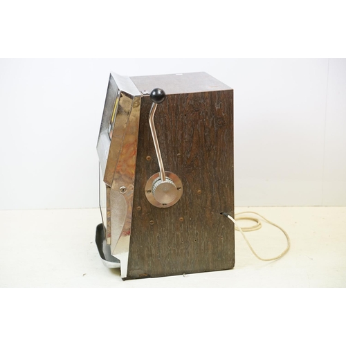 598 - Super Blue Star one armed bandit, slot machine, with keys, 67cm high x 51cm wide x 43.5cm deep