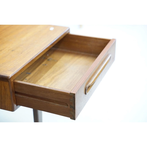 650 - G Plan bedroom suite (lacking maker's label), two bedside cabinets / headboard, manufactured as one ... 