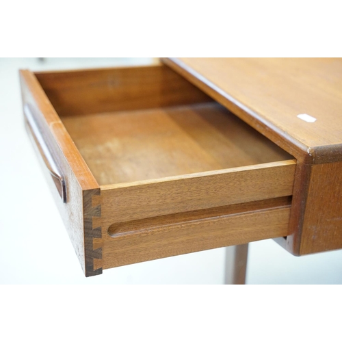 650 - G Plan bedroom suite (lacking maker's label), two bedside cabinets / headboard, manufactured as one ... 