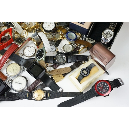 357 - A large collection of ladies and gents watches to include Seiko, Rotary, Lorus...etc.. together with... 