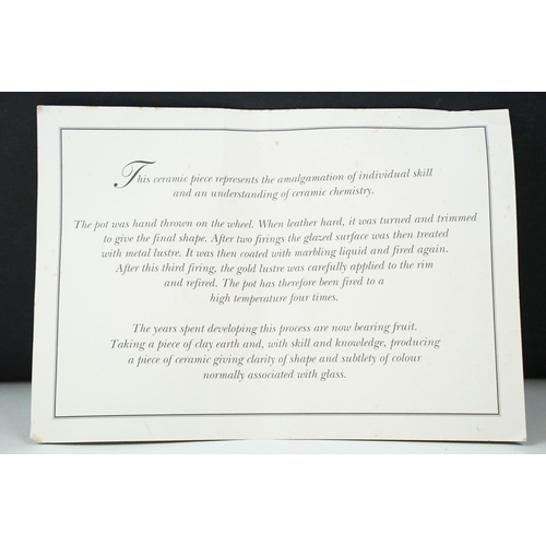 361 - A small group of collectables to include a limited edition ceramic vase, Womens Voluntary Service me... 