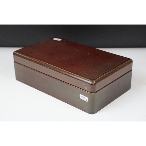 370 - Jewellery box and content to include rings, bracelets , brooches and earrings etc