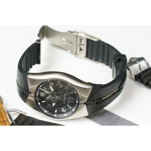 374 - Collection of gents watches to include chronographs, Lucerne, Ben Sherman, Sekonda, Police automatic... 