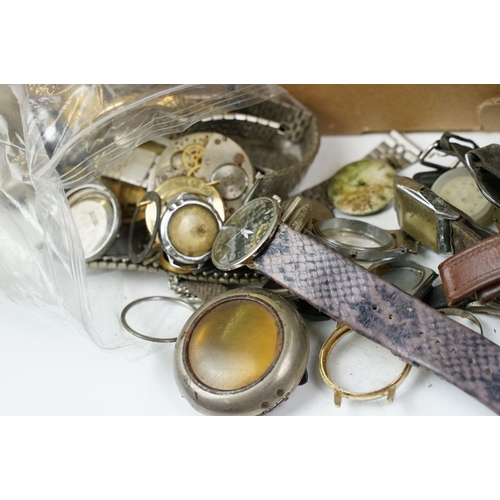 386 - A group of mixed collectables to include pill boxes, watches, fans and a selection of ships menus.